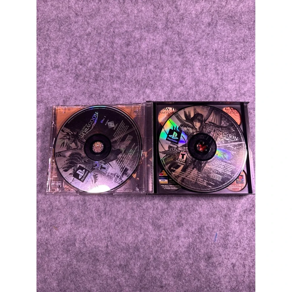 The Legend of Dragoon Sony PlayStation PS1 Greatest Hits 4-Disc Set SCUS-94491